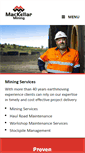 Mobile Screenshot of mackellarmining.com.au